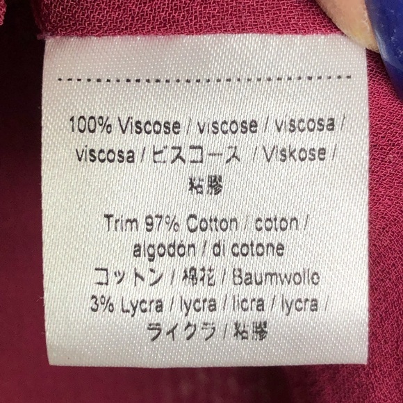 Mlv fuscia sequin Keyhole back blouse - Picture 6 of 11